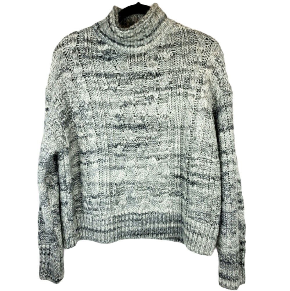 {GAP} Chunky Alpaca Wool Blend Cable Knit Sweater - Picture 1 of 8